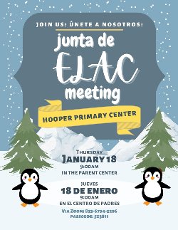 January ELAC flyer